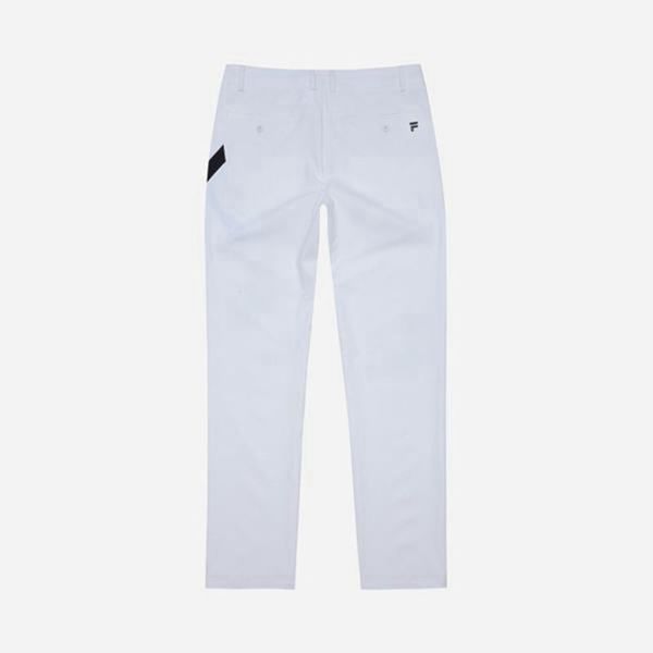 Fila Golf Stretch Men's Pants - White,NZ 231-38206